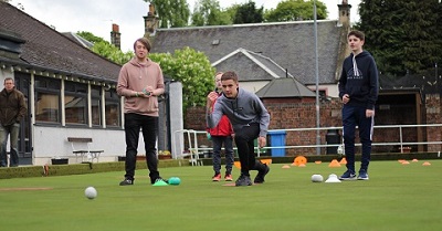 Screenshot of Laurieston Bowling Club's website