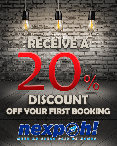 Graphic for 20% discount promotion